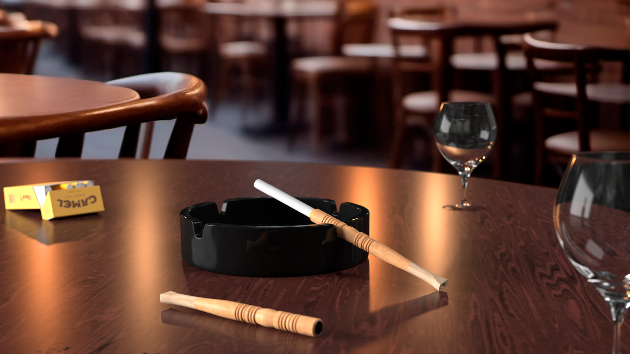 3D Handmade Cigarette Holder Long Light