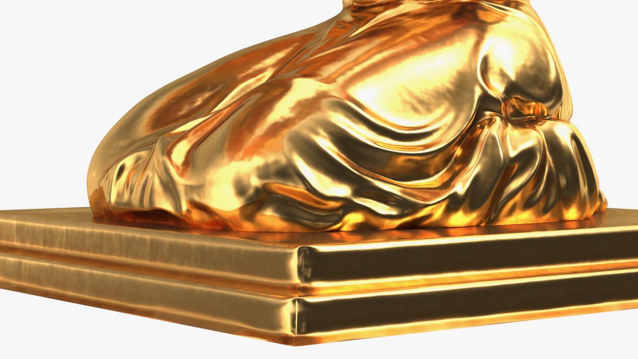 3D Ark of Covenant Angel Figure model