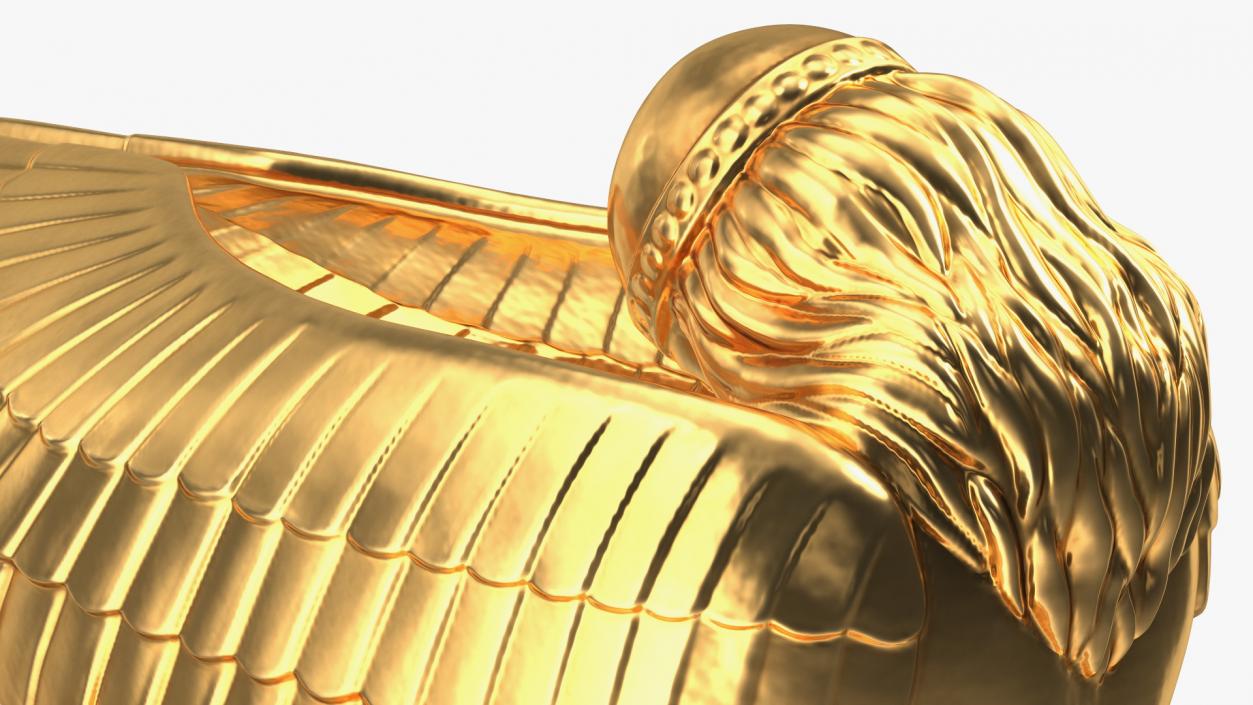 3D Ark of Covenant Angel Figure model