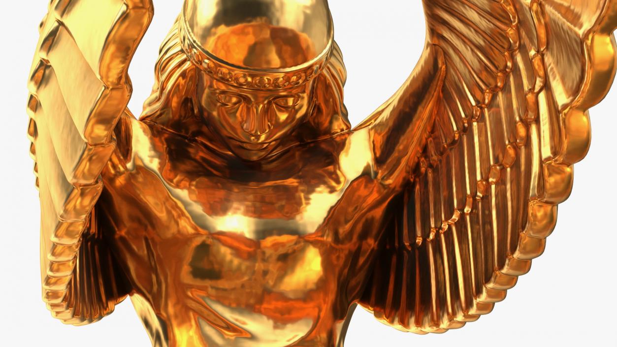 3D Ark of Covenant Angel Figure model