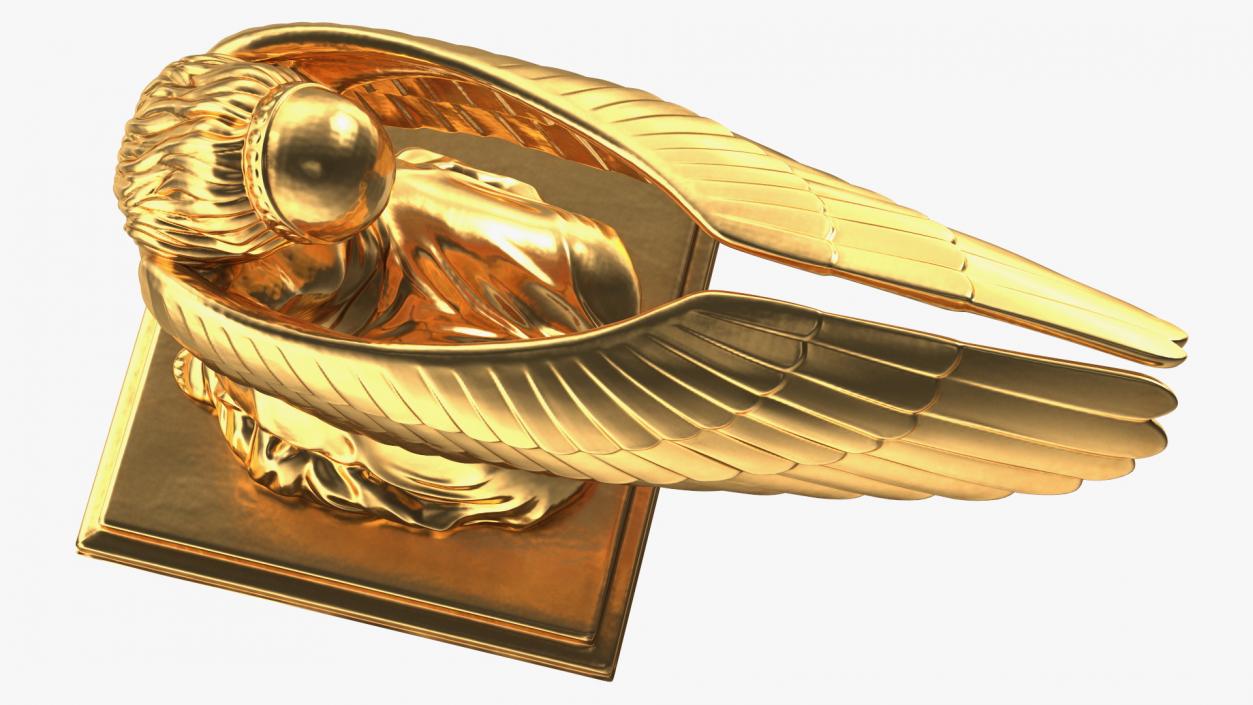 3D Ark of Covenant Angel Figure model