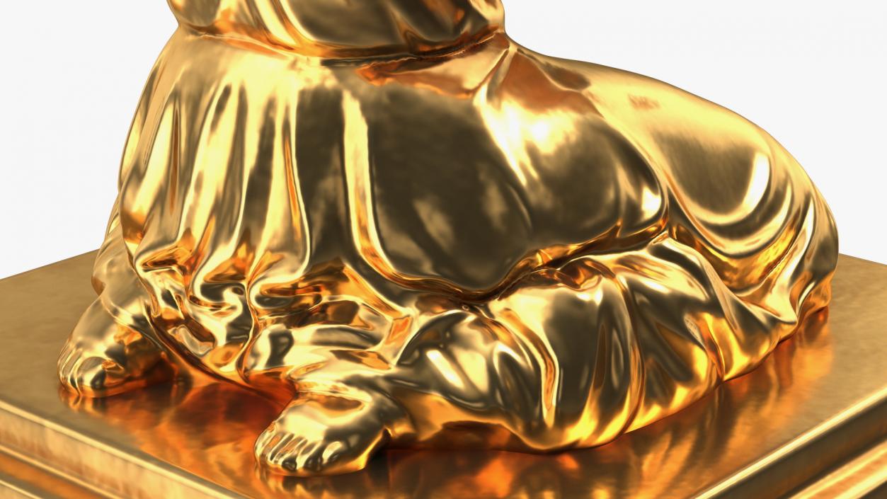 3D Ark of Covenant Angel Figure model