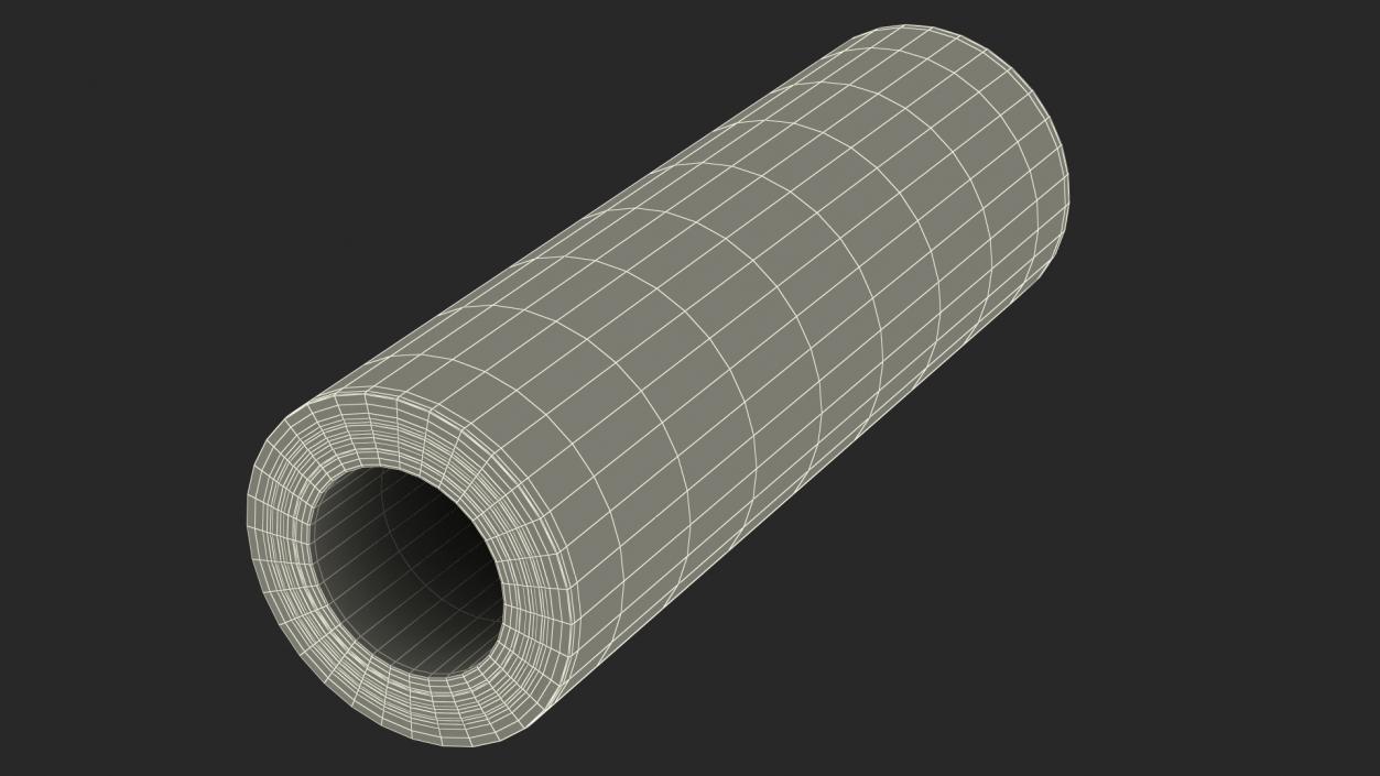 3D Paper Roll White