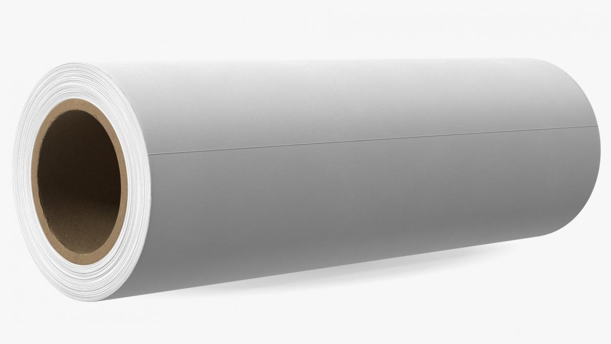 3D Paper Roll White