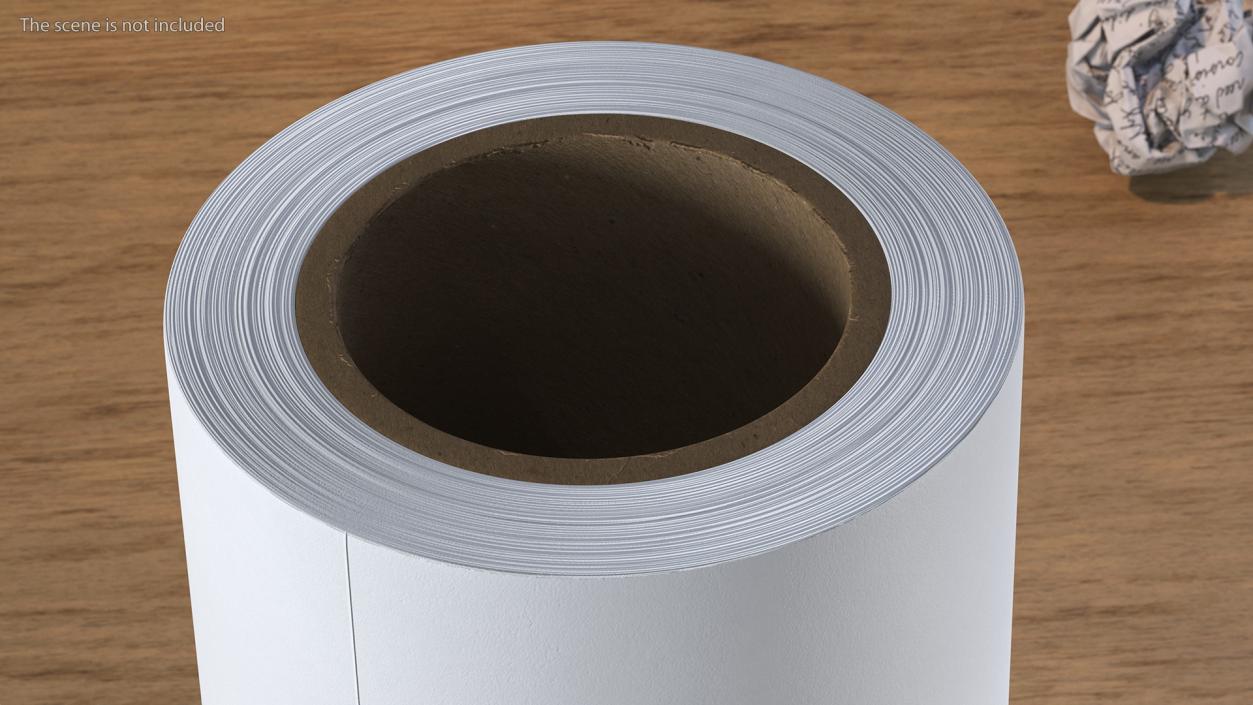 3D Paper Roll White