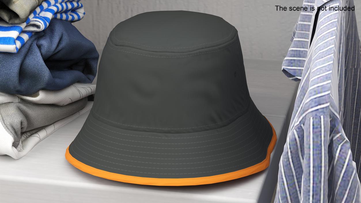 Cotton Fisherman Bucket Hat 3D