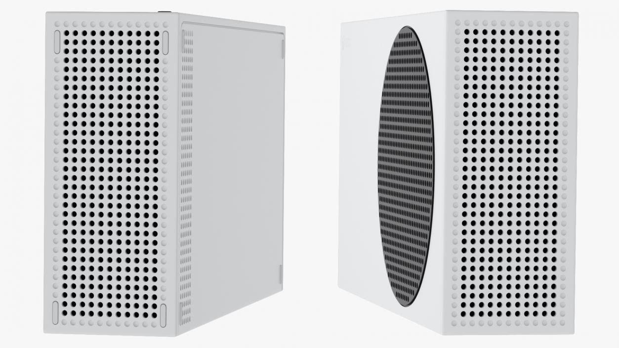 3D Microsoft Xbox Series S with Expansion Card model