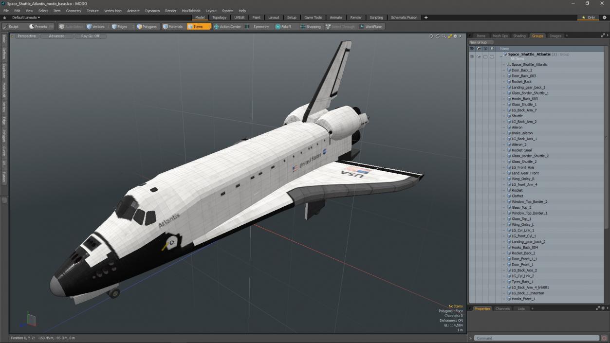 Space Shuttle Atlantis 3D