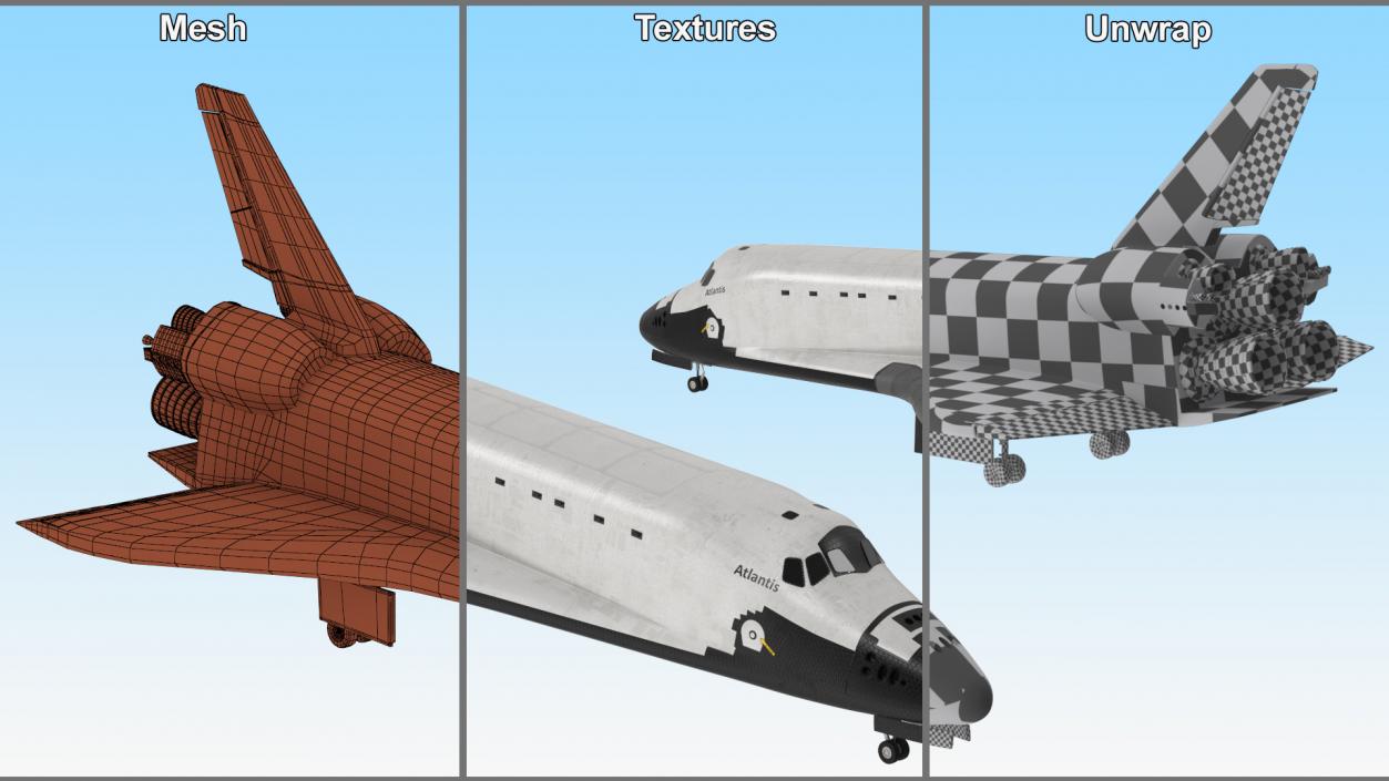 Space Shuttle Atlantis 3D