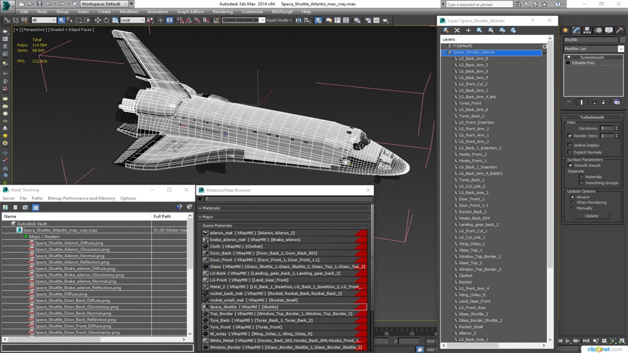 Space Shuttle Atlantis 3D