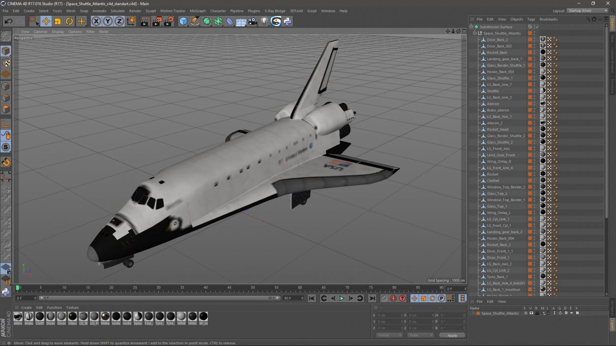 Space Shuttle Atlantis 3D