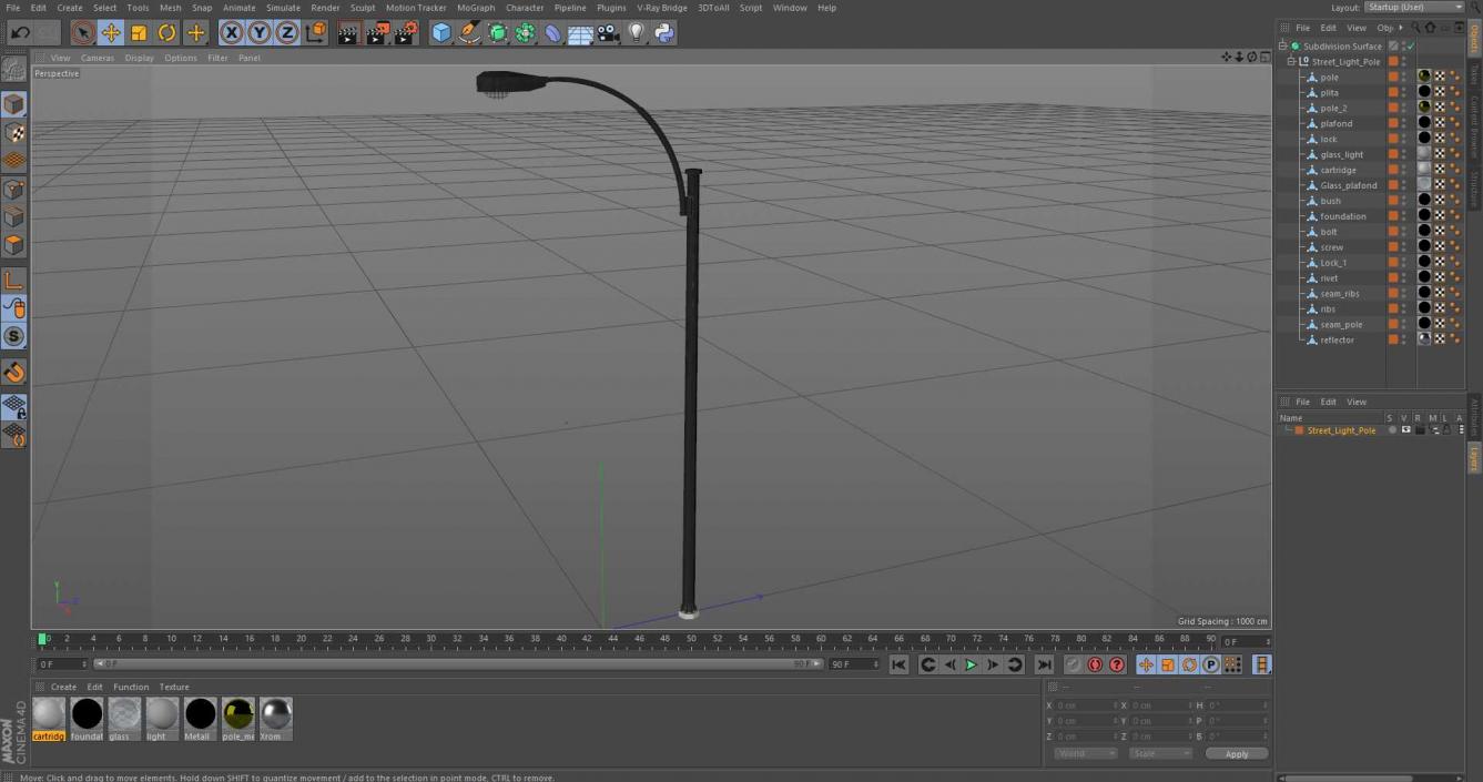 Street Light Pole 3D