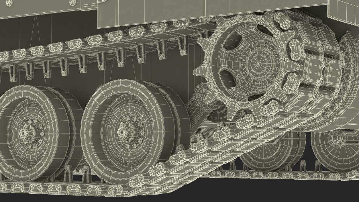 Military Howitzer M109A7 Paladin 3D