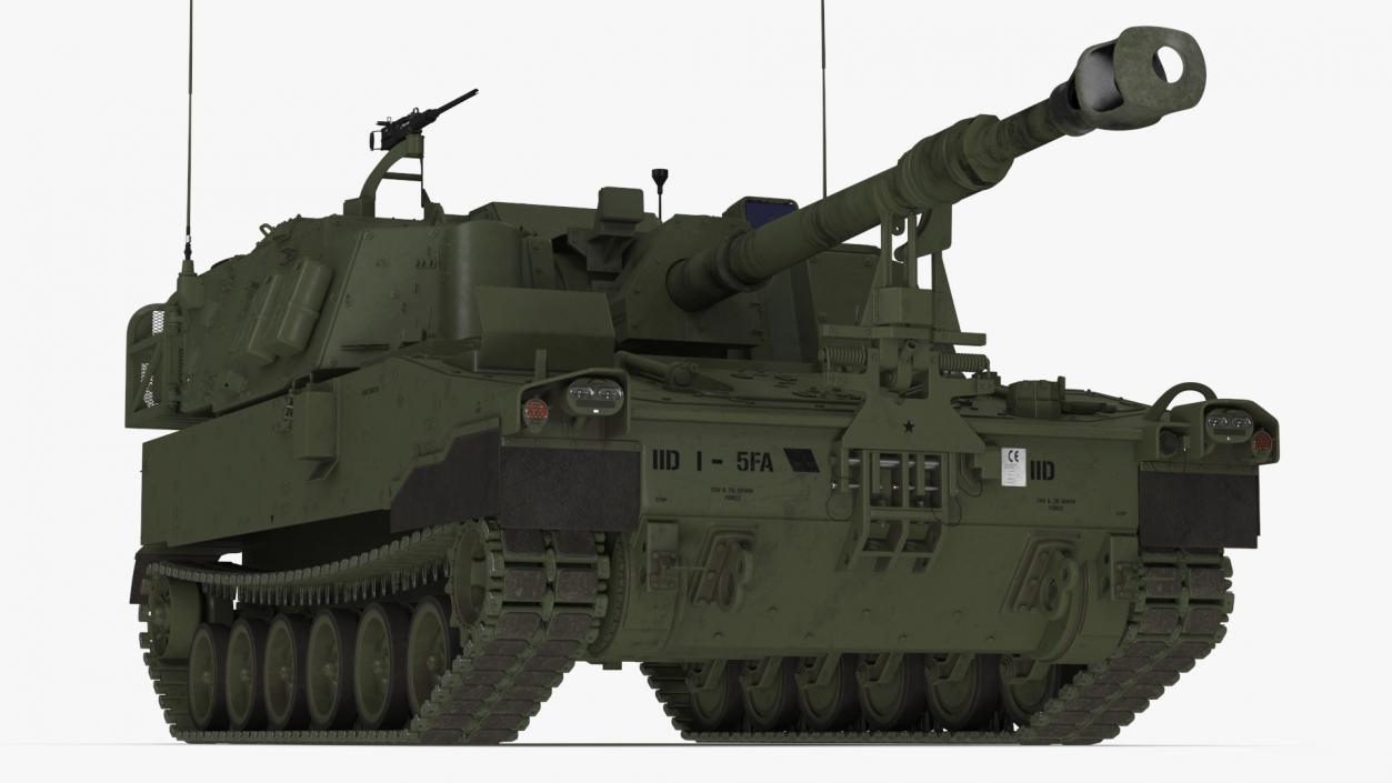 Military Howitzer M109A7 Paladin 3D