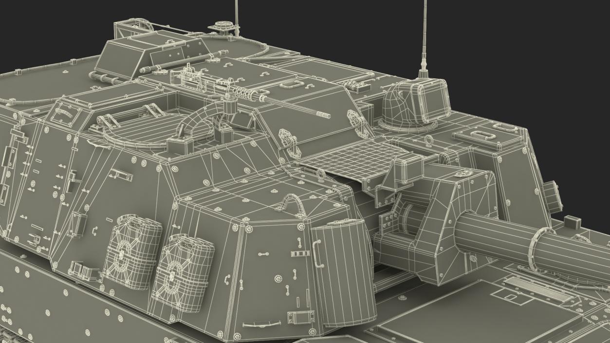 Military Howitzer M109A7 Paladin 3D