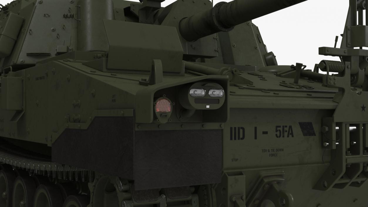 Military Howitzer M109A7 Paladin 3D