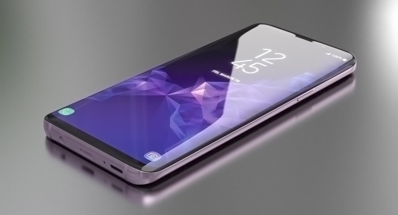 Samsung Galaxy S9 and S9 Plus Lilac Purple 3D