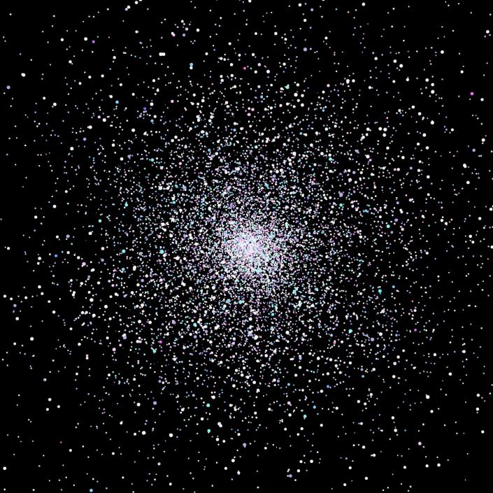 3D Globular Cluster Galaxy model