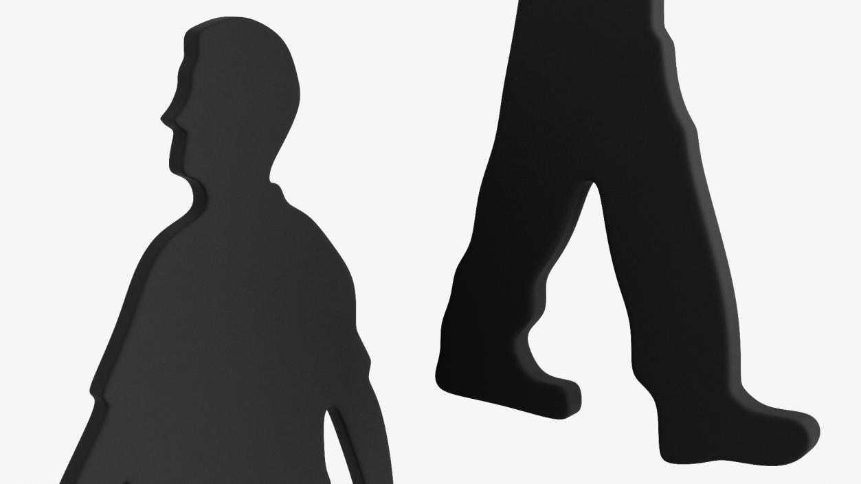 3D People Silhouettes Collection 6