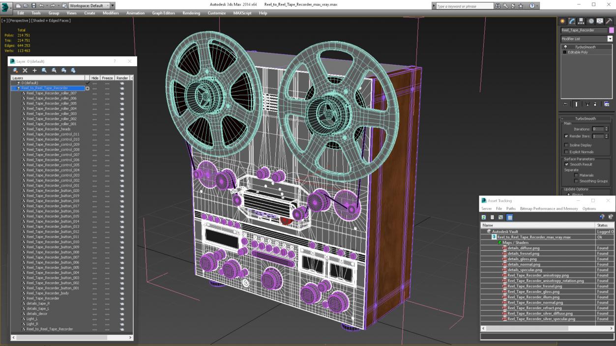 3D Reel to Reel Tape Recorder