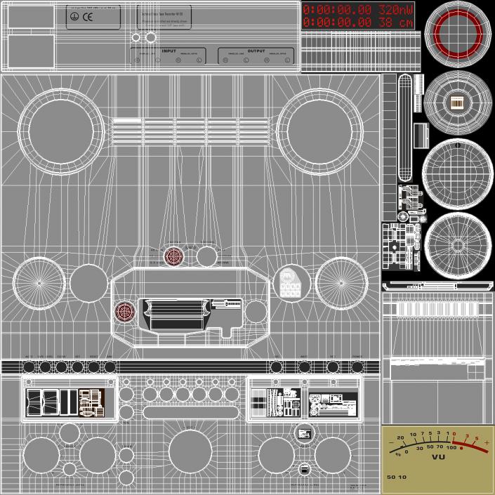 3D Reel to Reel Tape Recorder