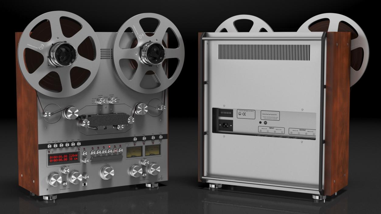 3D Reel to Reel Tape Recorder