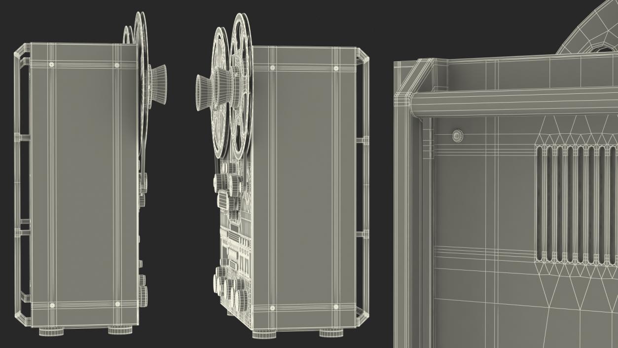 3D Reel to Reel Tape Recorder