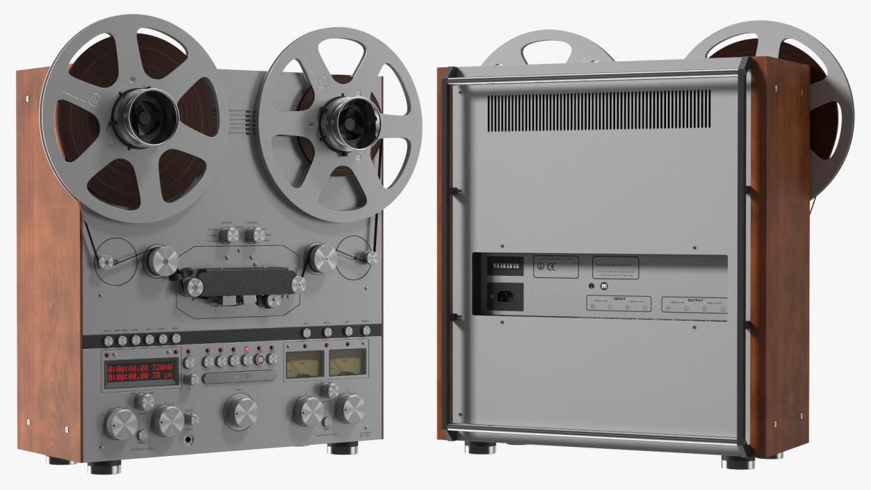 3D Reel to Reel Tape Recorder