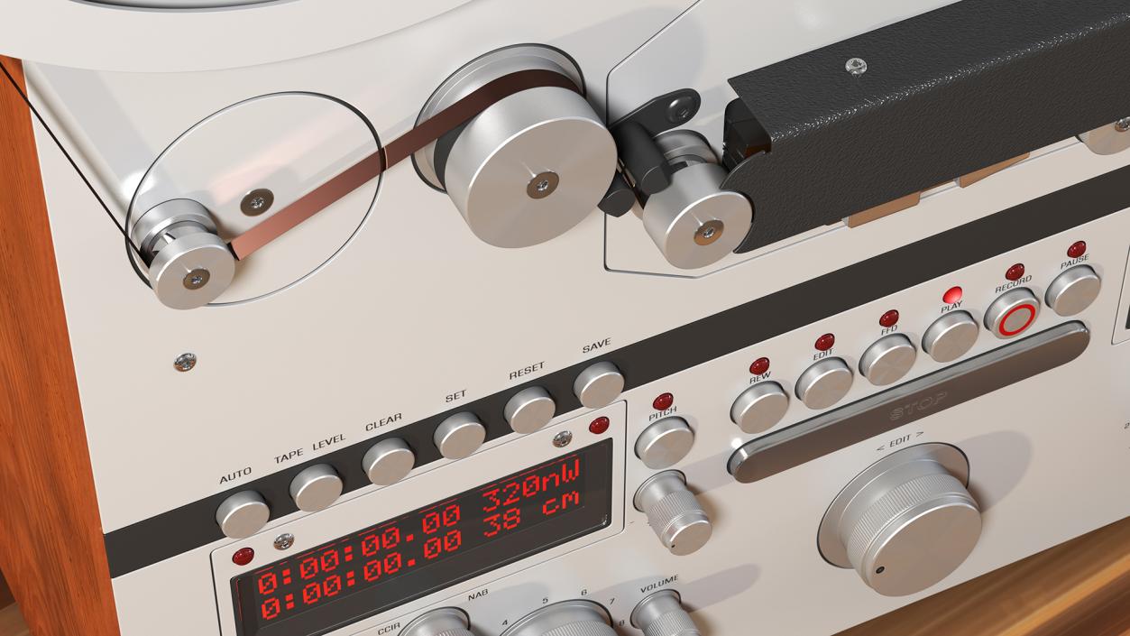 3D Reel to Reel Tape Recorder