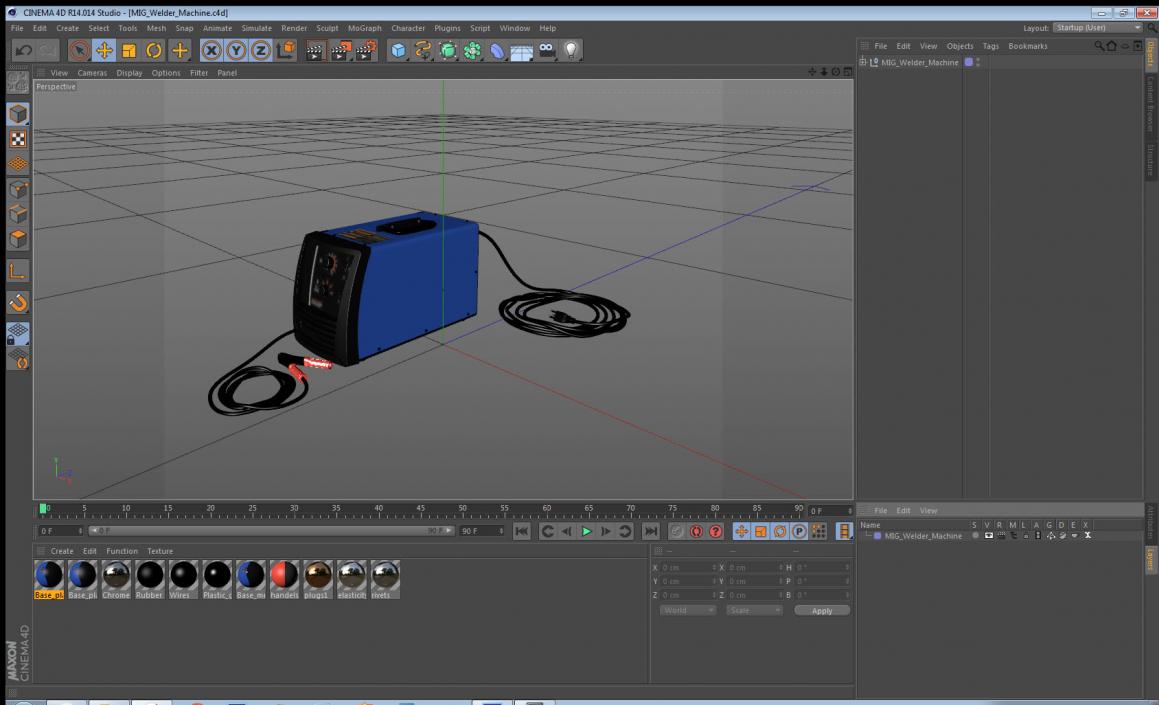 3D MIG Welder Machine model