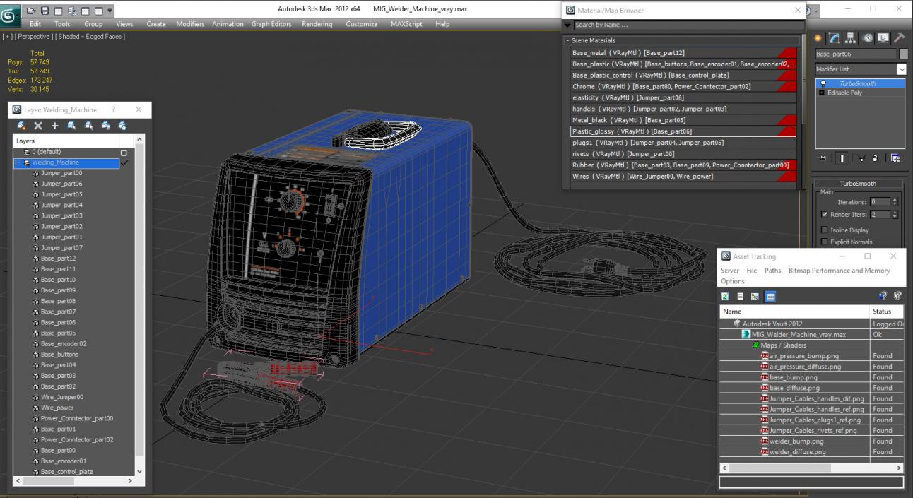 3D MIG Welder Machine model