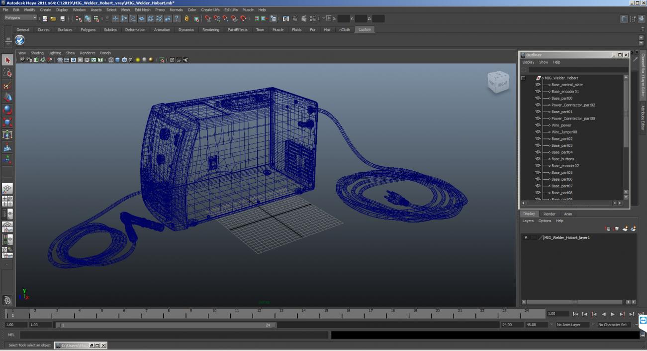 3D MIG Welder Machine model