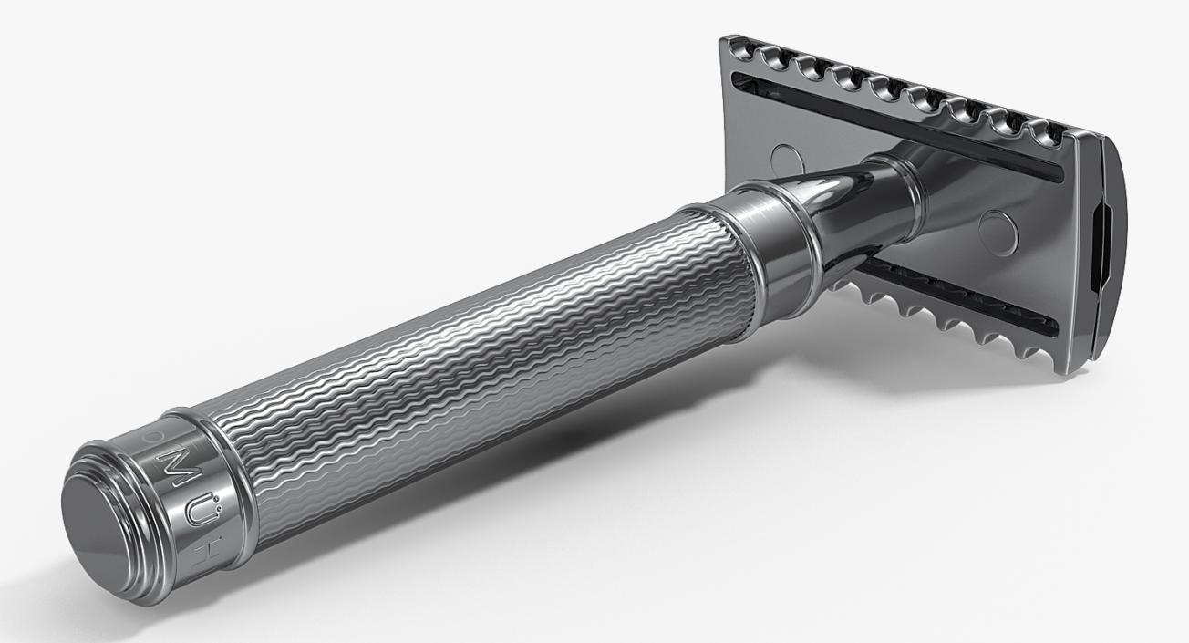 Muhle R41 Open Comb Safety Razor 3D