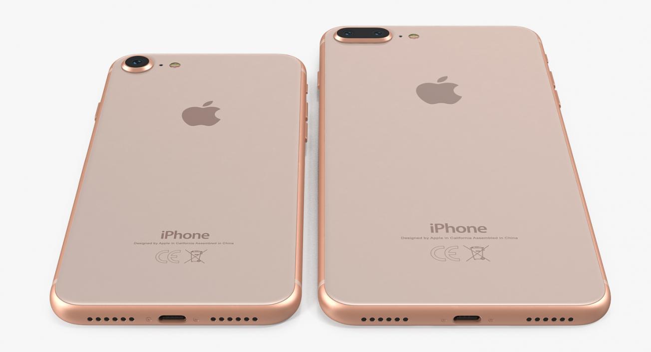 iPhone 8 Gold Collection 3D model