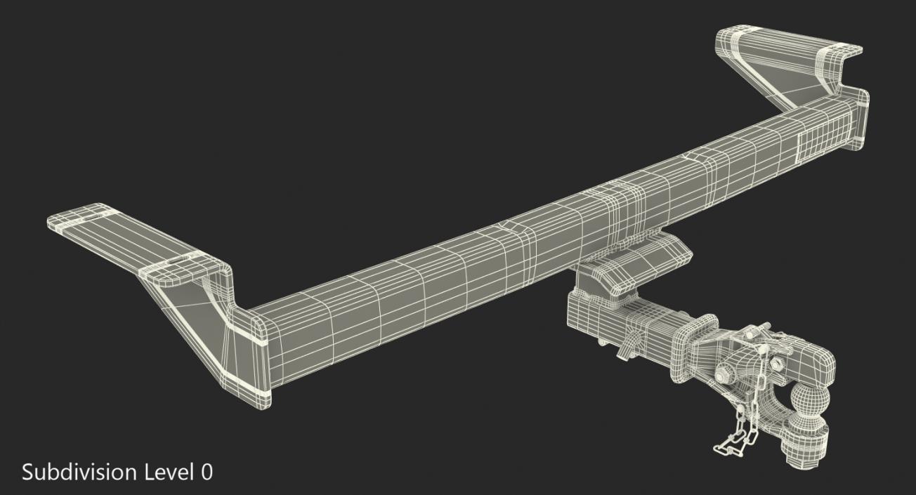 3D Tow Hitch Receiver model