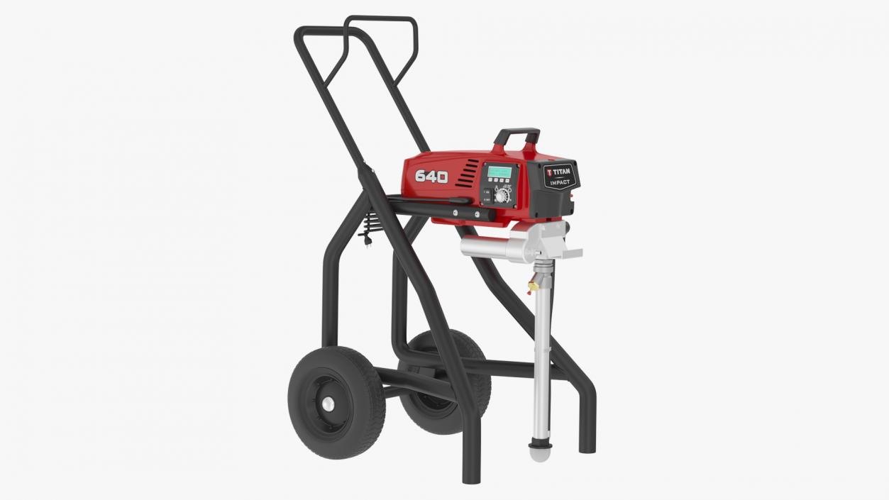 Titan Impact 640 Metal Airless Paint Sprayer 3D model