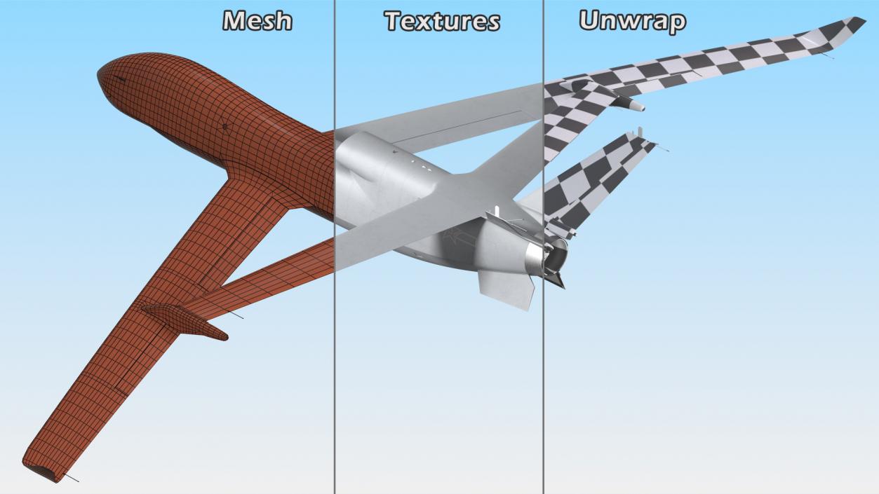 Chengdu Xianglong WZ7 UAV Flight 3D