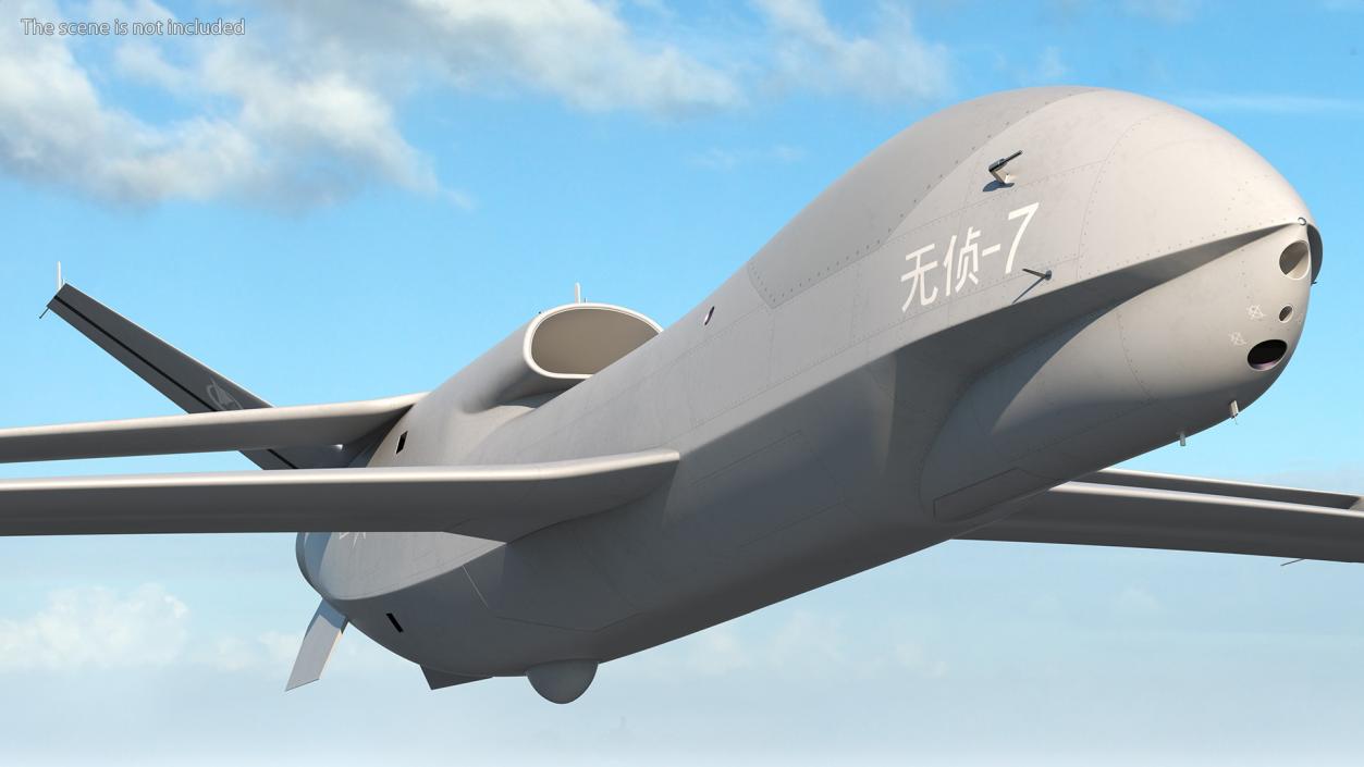 Chengdu Xianglong WZ7 UAV Flight 3D