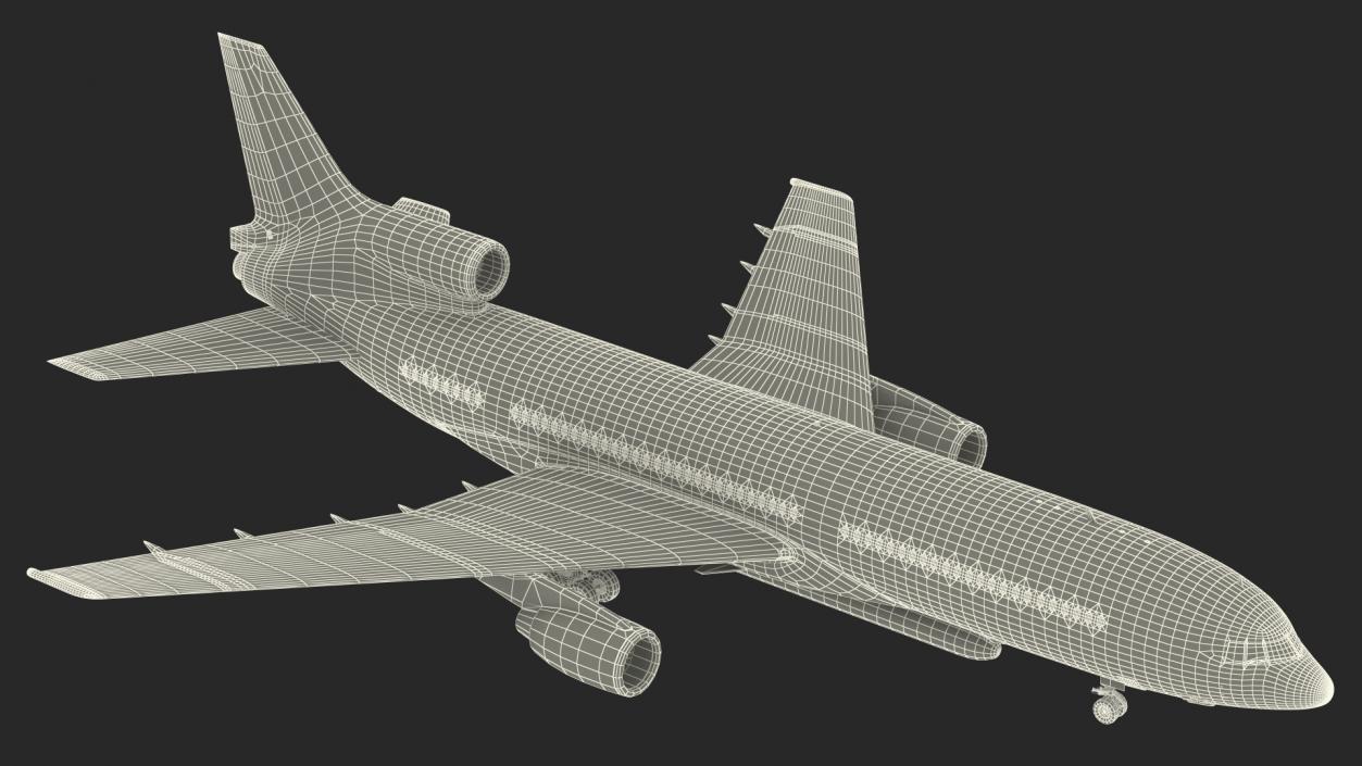 Lockheed L1011 Stargazer with Pegasus XL Rocket 3D