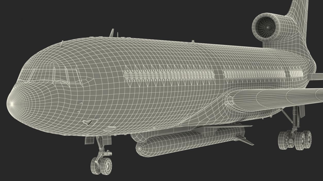 Lockheed L1011 Stargazer with Pegasus XL Rocket 3D