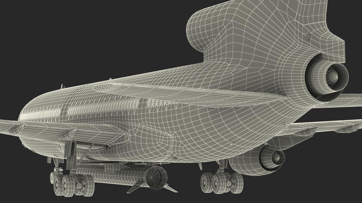 Lockheed L1011 Stargazer with Pegasus XL Rocket 3D