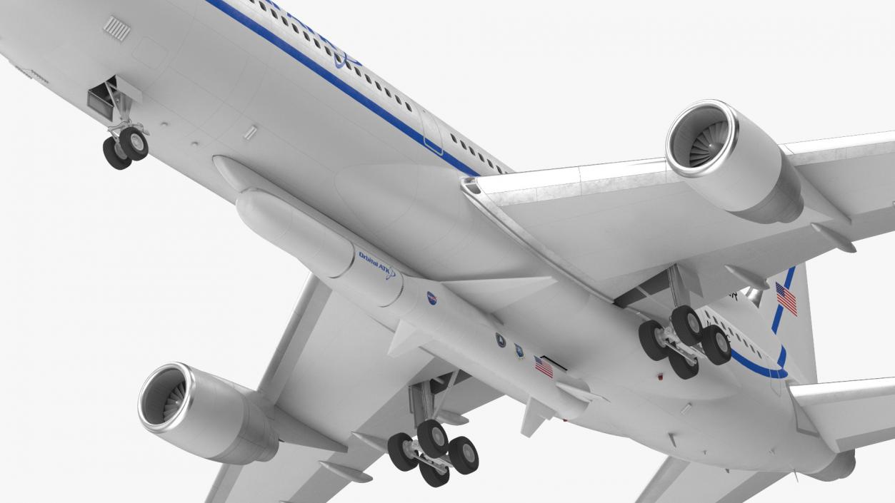 Lockheed L1011 Stargazer with Pegasus XL Rocket 3D