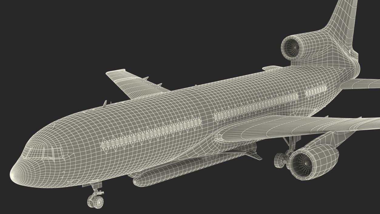 Lockheed L1011 Stargazer with Pegasus XL Rocket 3D