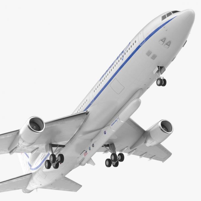 Lockheed L1011 Stargazer with Pegasus XL Rocket 3D