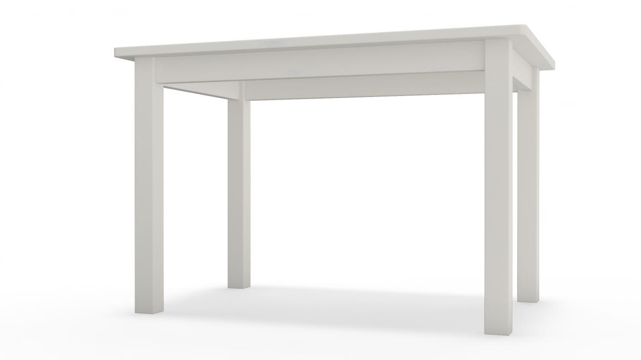 Table for Children IKEA SUNDVIK White 3D