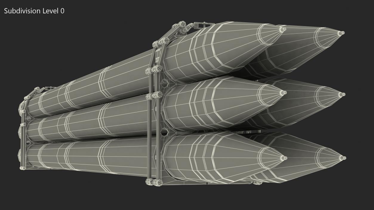 3D Spare Rockets model