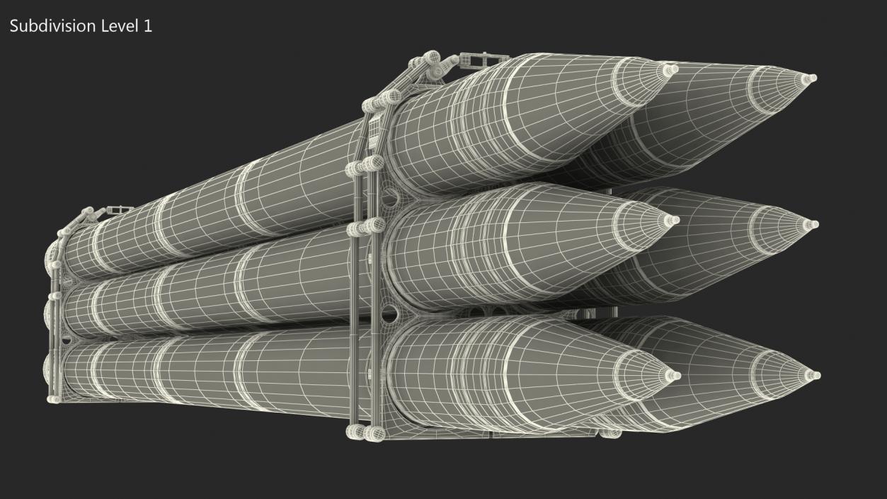 3D Spare Rockets model