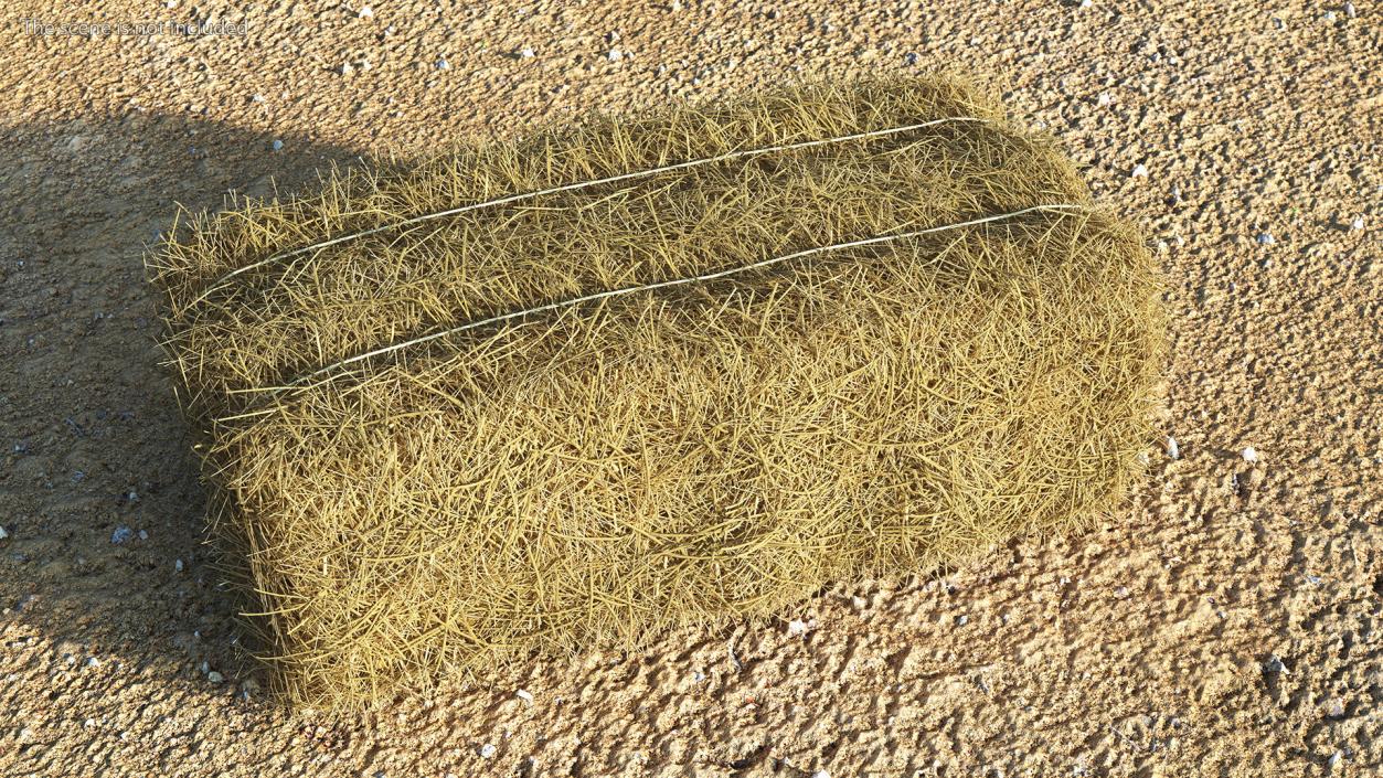 Straw Square Bale 3D