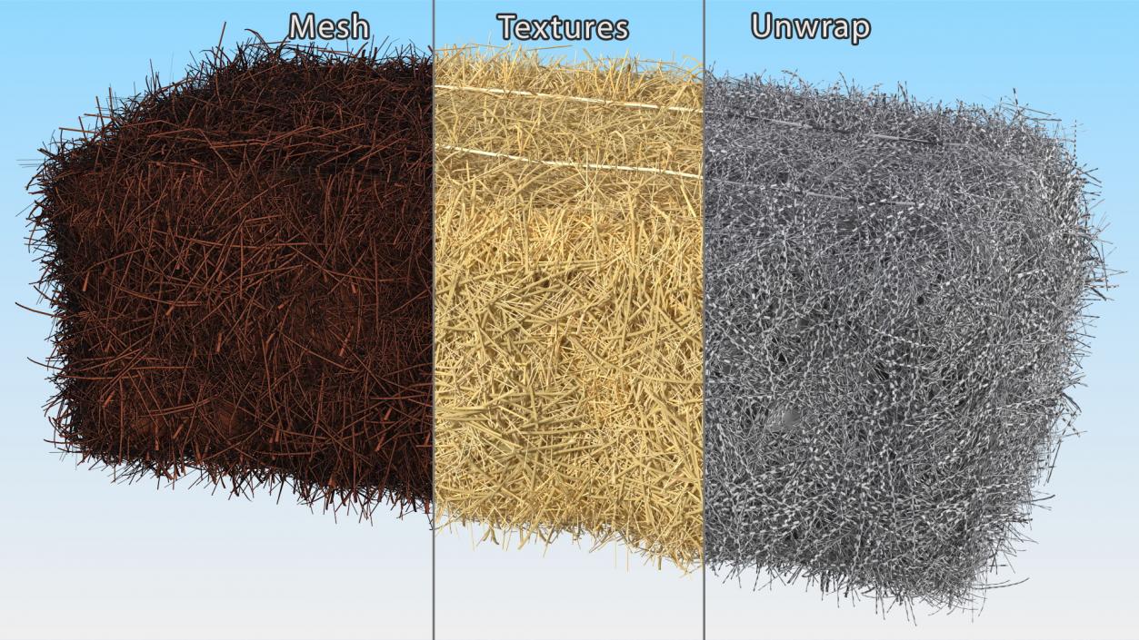 Straw Square Bale 3D