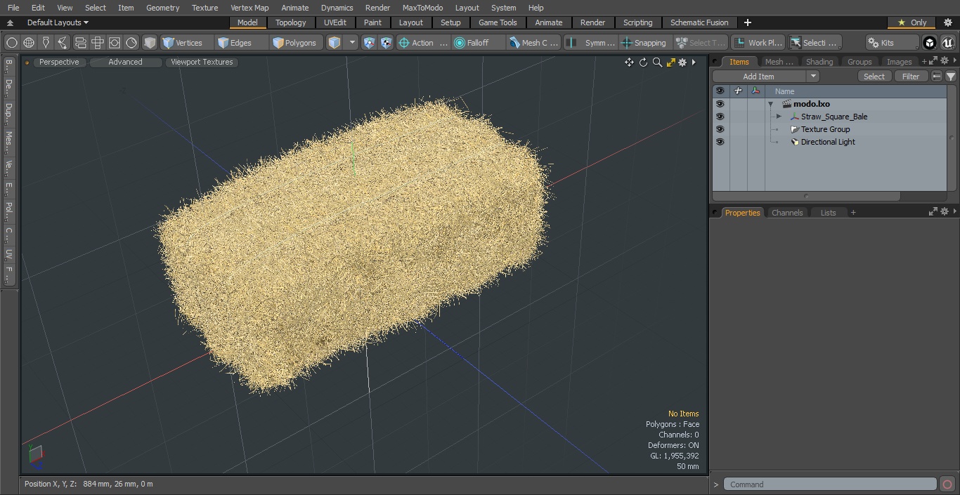 Straw Square Bale 3D